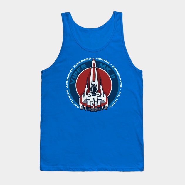 Battlestar Viper MKII Tank Top by redwane